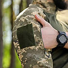 Тактична літня бойова сорочка Убакс Піксель ММ-14 з довгим рукавом, фото 5