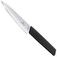 Нож кухонный универсальный Victorinox Swiss Modern, 15 см, черный, блистер
