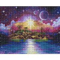 Алмазная мозаика "Остров мечты" ©annasteshka Идейка AMO7291 40х50 см pm