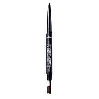 2 in 1 Eyebrow Pen & Smooth Brush Bronx Colors 0.25 г мягкий коричневый