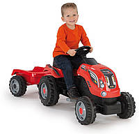 Детский трактор на педалях SMOBY XXL