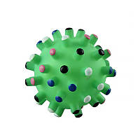Игрушка мяч для собак Taotaopets 6,5см 065529 Green с пищалкой ar