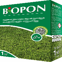 Удобрение гранулированное для газонов против сорняков, Biopon Польша, коробка 1 кг
