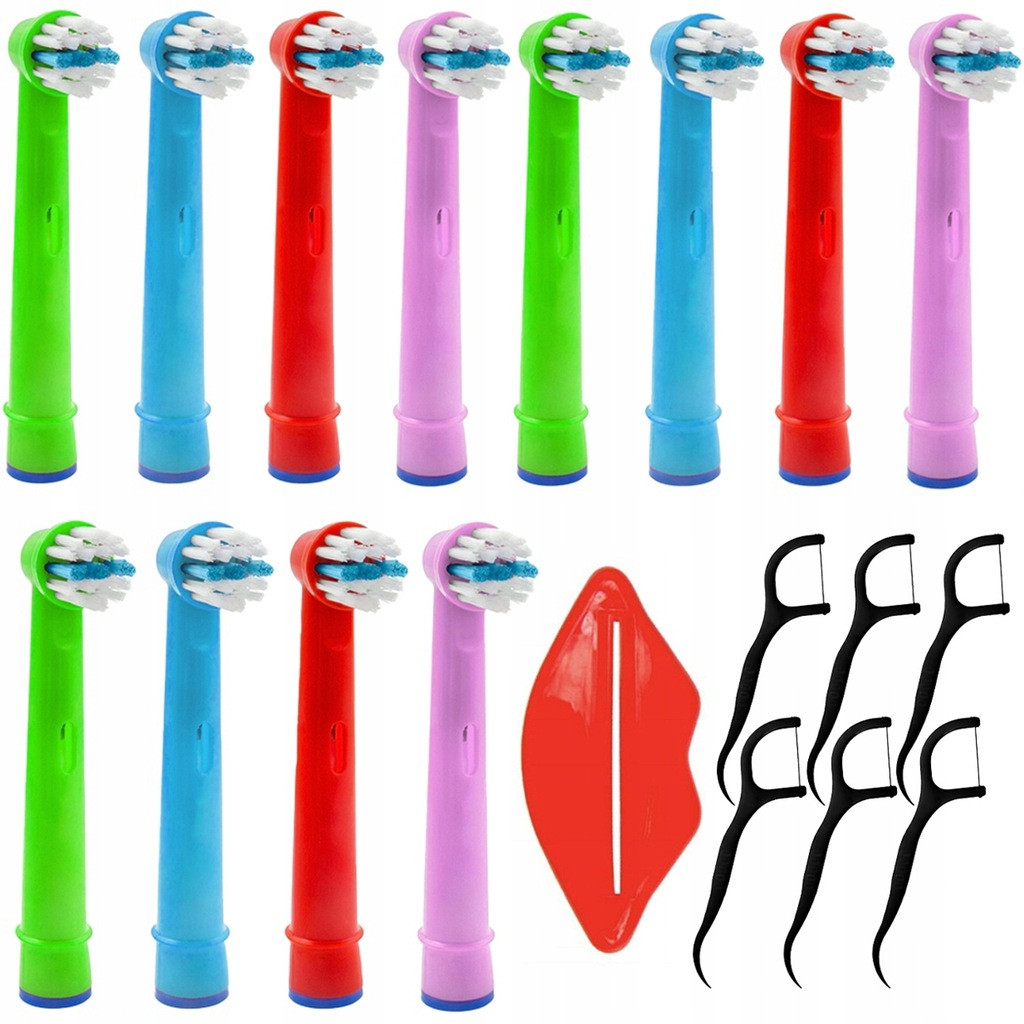 Додаткові насадки для дитячої електричної зубної щітки ORAL-B KIDS STAGES 12 шт (замінник), фото 1