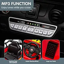 Дитячий електромобіль джип Jeep Wrangler Mountain M 5103EBLR-3 (MP3, SD, USB, мотори 2x40W, акумулятор 12V7AH), фото 6