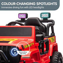 Дитячий електромобіль джип Jeep Wrangler Mountain M 5103EBLR-3 (MP3, SD, USB, мотори 2x40W, акумулятор 12V7AH), фото 5