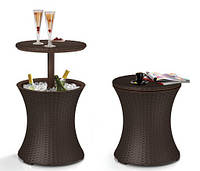 Стіл-трасформер Curver Cool Bar Rattan 3 в 1 холодильник бара