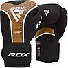 Боксерські рукавиці RDX AURA PLUS T-17 Black Golden 10 унцій (капа в комплекті), фото 3