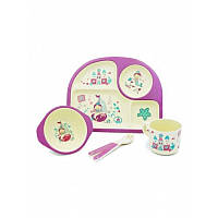 Набор детской посуды из бамбукового волокна Принцесса Русалка 5 предметов ar