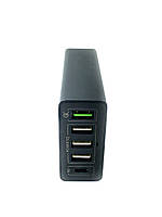 Сетевое зарядное устройство для телефона KEDO 4 USB-порта и Type-C порт ar