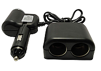 Автомобильный разветвитель прикуривателя OLESSON 1526 (1+2гнезда, 1 USB) ar