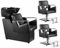 Кресло-мойка парикмахерская Tomas + 2 кресла + 2 подставки