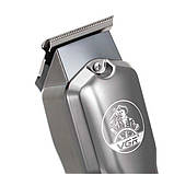 Акумуляторна машинка для стрижки волосся та триммер для бороди VGR V-675 бездротовий комплект з 14 насадками, фото 8