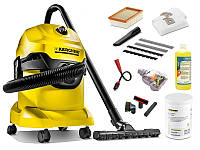 Профессиональный пылесос Karcher WD4 MV 1600W