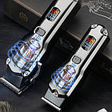 Акумуляторна машинка для стрижки волосся та триммер для бороди VGR V-675 бездротовий комплект з 14 насадками, фото 9