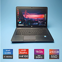 Ноутбук HP ZBook 14 Black (i7-4600U/RAM 16GB DDR3/SSD 240GB) Б/В (5843(6))