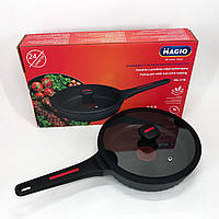 Литая антипригарная сковорода Magio MG-1170 24 см, для индукционной плиты, сковорода с DL-692 индукционным