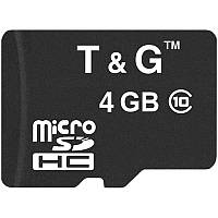 Карта памяти microSDHC 4Gb T&G (Class 10)