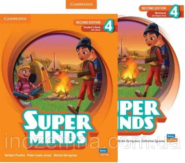 Super Minds 2nd Edition Level 4 Student's Book + Workbook (комплект)
