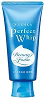 АКЦИЯ!!! Японская аминокислотная очищающая пенка Shiseido Senka Perfect Whip с гидрализатом шелка 120мл