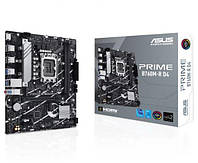 Материнская плата LGA1700, Asus PRIME B760M-R D4, B760, 2xDDR4, Int.Video(CPU), 4xSATA3, 2xM.2, 1xPCI-E 4.0