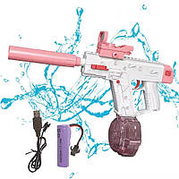 Аккумуляторный водный пистолет Vector Water Gun розовый