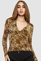 Блуза, цвет леопардовый, 186R235