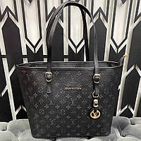 Женская сумочка-шопер Louis Vuitton Neverfull Black