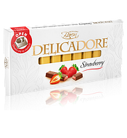 Молочный шоколад Delicadore Strawberry ,200 гр