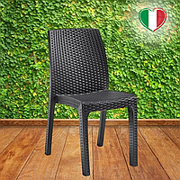 Стул садовый пластиковый BICA Verona Мебель искусственный ротанг Кресла-стулья Уличные стулья Хорошие