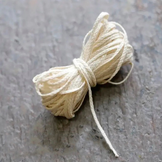 Гніт - косичка для свічок 120 нитки, бавовняний, 1 м