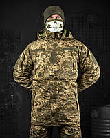 Тактическая верхняя куртка пиксель влагозащитная, Военная куртка пиксель ветрозащитная варриорс military