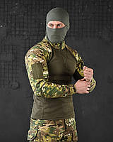 Тактический убакс мультикам рип-стоп, Военная боевая рубашка мультикам рип-стоп варриорс military