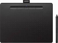 Графический планшет Wacom Intuos M Bluetooth Black (CTL-6100WLK-N) MD, код: 6823376