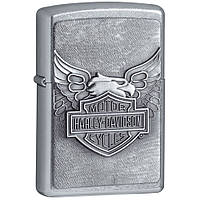 Зажигалка бензиновая Zippo Harley-Davidson Iron Eagle Emblem Street Chrome (20230)