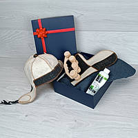 Подарунковий набір для бані та сауни Luxyart "Фінський" 5 предметів (PU-012)