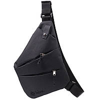 Стильная повседневная слинг-сумка из качественного полиэстера FABRA 22586 Черный pm