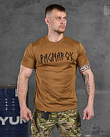 Потоотводящая тактическая футболка койот Ragnarok, Военная футболка койот Ragnarok варриорс military