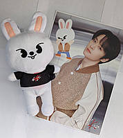 Іграшка + плакат А4 Мінхо Lee Know Stray Kids Leebit к-поп стрей кидс игрушка Минхо
