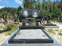 Фигурный памятник гранитный для двоих (Образец 725) 1