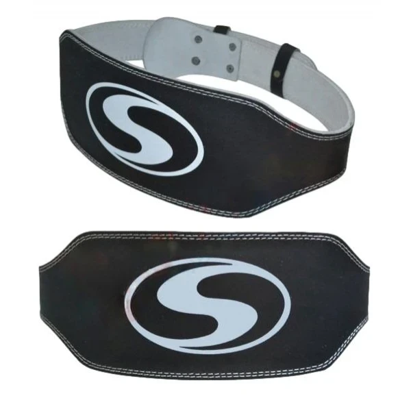 Пояс атлетичний для паверліфтингу, ширина 15 см чорний (матеріал комбінований: шкіра + шкірозамінник), фото 1