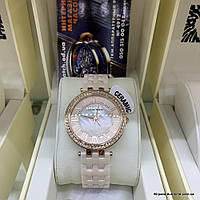 Женские Часы ANNE KLEIN, Женские керамические часы розовая керамика