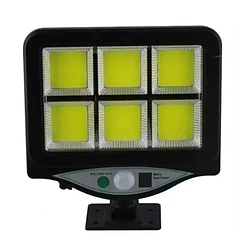 Ліхтар вуличний Light BL BK128-6COB пультом на сонячній батареї