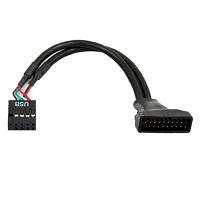 Кабель питания 9PIN USB 2.0 to 19PIN USB 3.0 Chieftec (Cable-USB3T2) tm