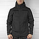 Куртка на флісі Soft Shell чорна М розмір - фото 2 - id-p1693835117