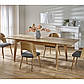 Стіл розсувний обідній на 10 персон Edmondo 160-240х90 см дуб натуральний в їдальню, фото 3