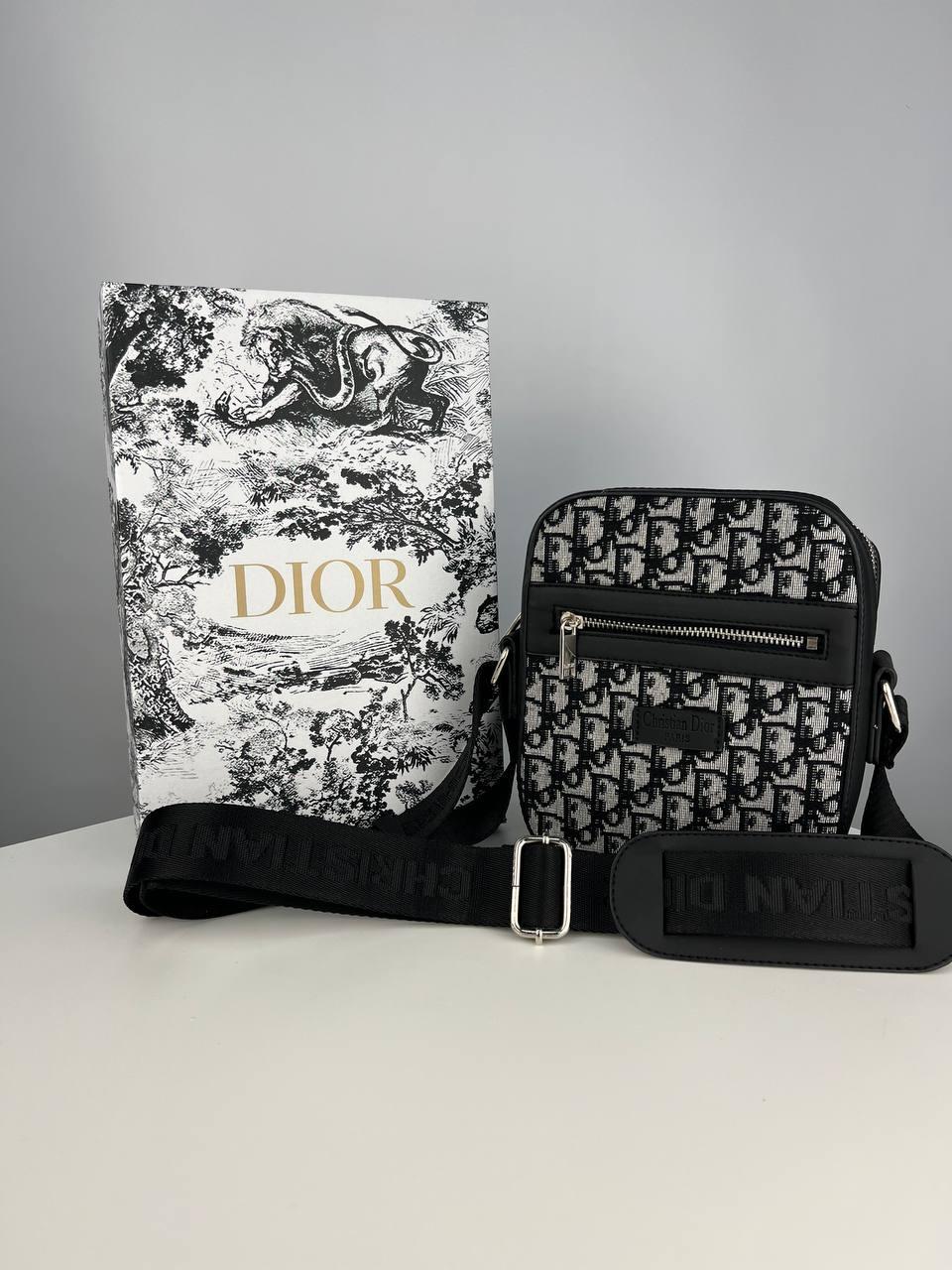 Сумка чоловіча Christian Dior в подарунковій упаковці