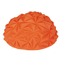 Массажная полусфера, балансировочная подушка 16х8 см Оранжевый (MS 2137)