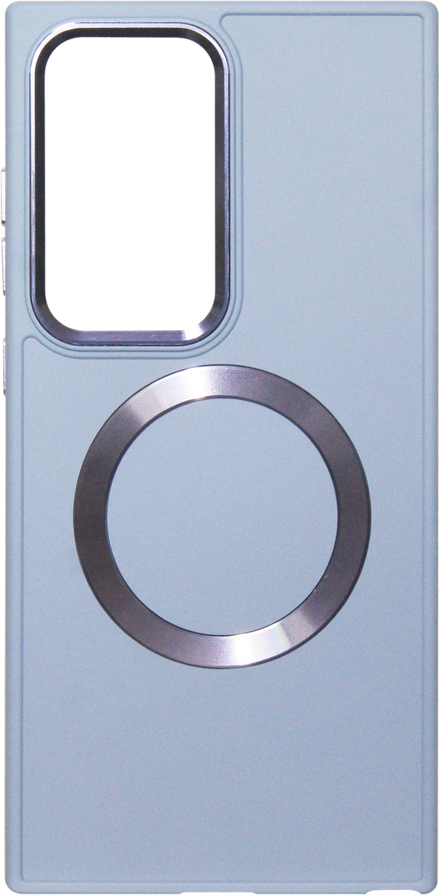Силікон SA S928B S24 Ultra Bonbon Metal Case Світло-фіолетовий