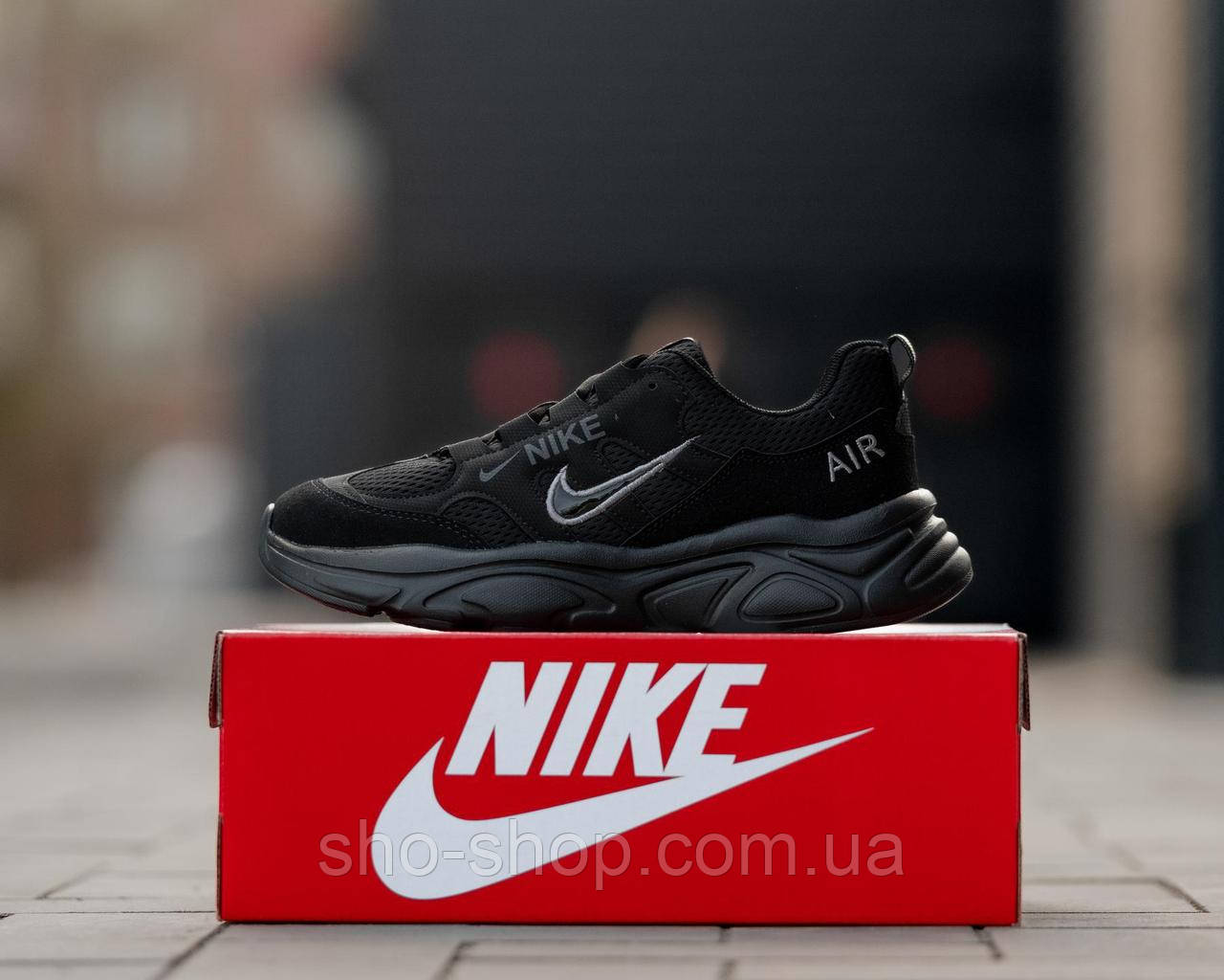 Мужские кроссовки Nike Air Zoom Structure Black чоловічі кросівки Nike